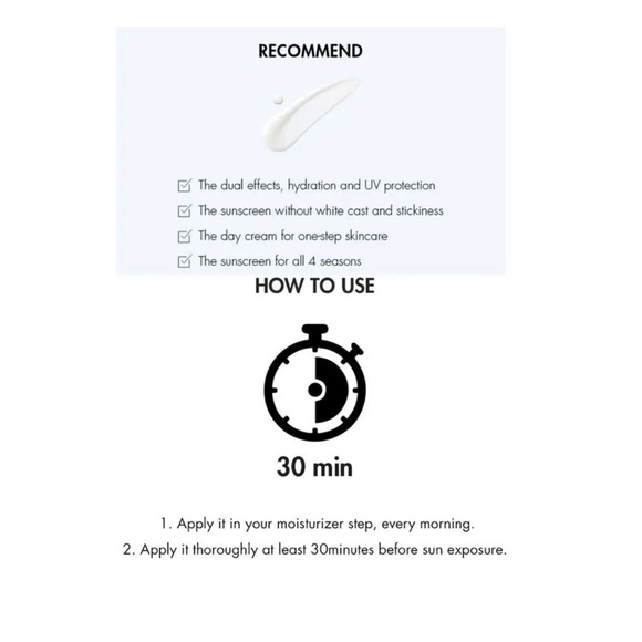 DR.CEURACLE Hyal Reyouth Moist Sun 50mL SPF50+ PA++++ Moisturizing UV Protection - Picture 8 of 9